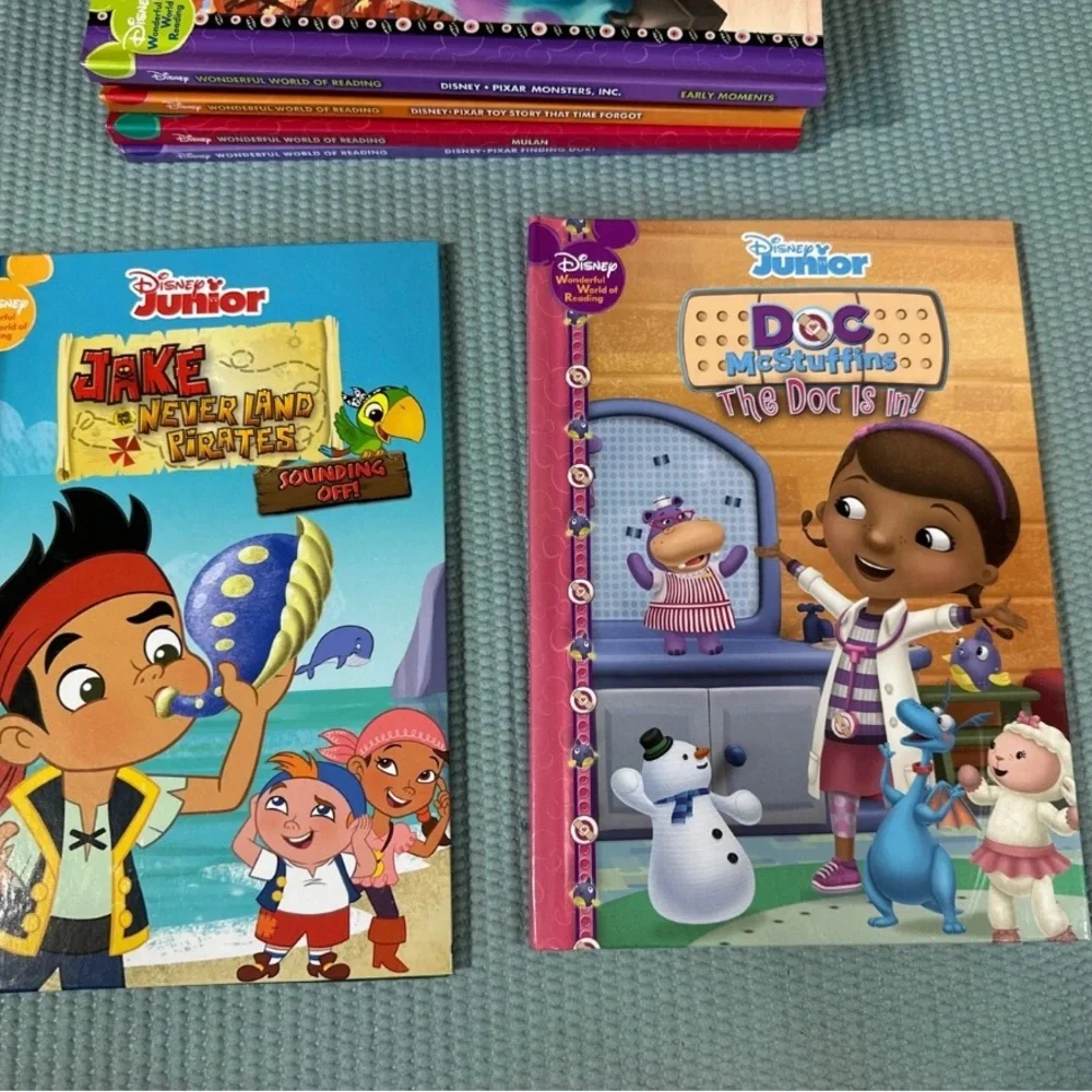 NEW Disney's Wonderful World Of Reading Collection Hardcover LOT 2011-2019 Pixar
